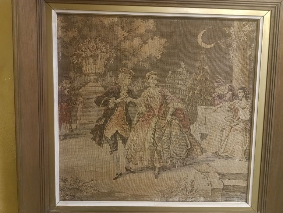 Старинен гоблен тъкан - 180 лв