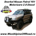 Snorkel Nissan Patrol Y61 - Off Road - Motorizare 2.8 Diesel