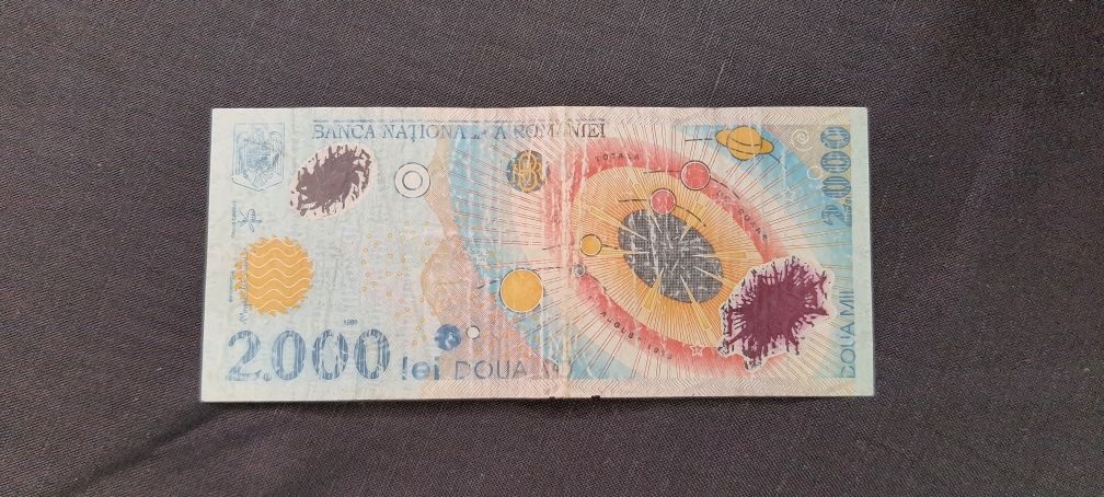 Bancnota Romaneasca 2000 lei -Eclipsa