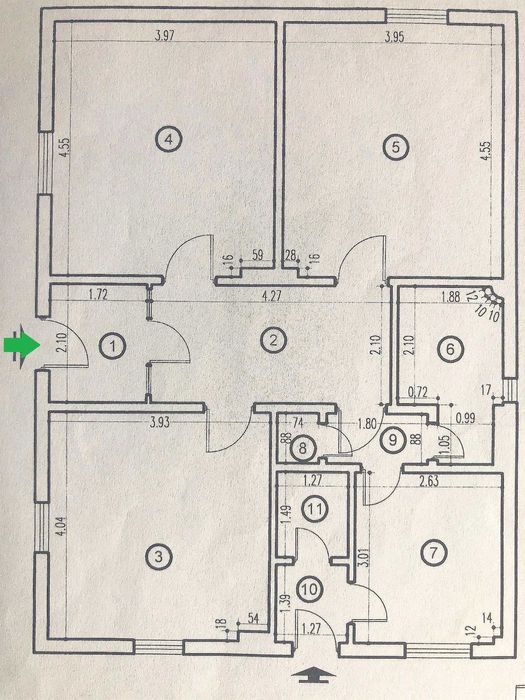 Inchiriez casa Lacul Tei - Stefan cel Mare 3 camere 83mp, proprietar
