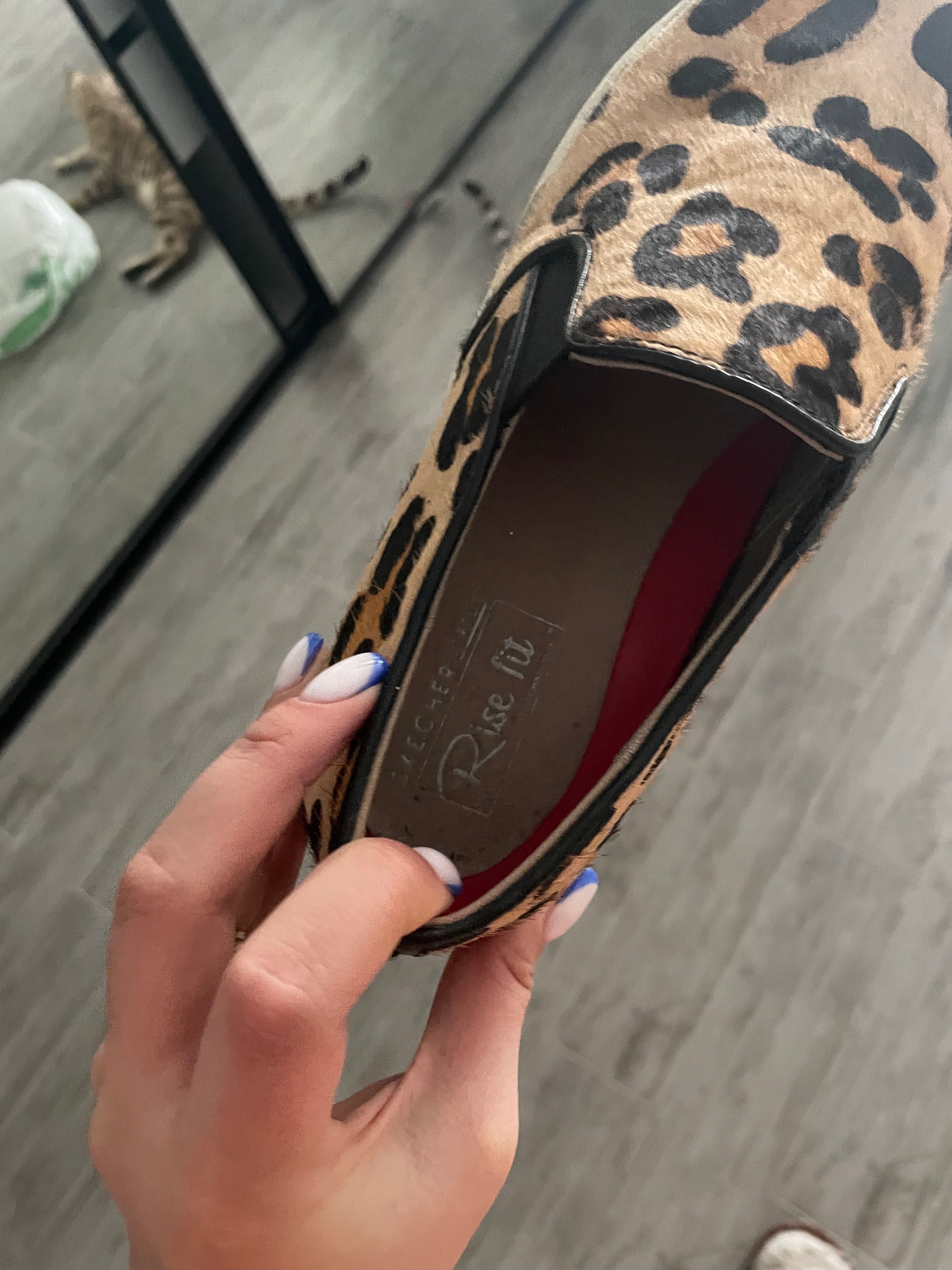 Обувь женская леопард
