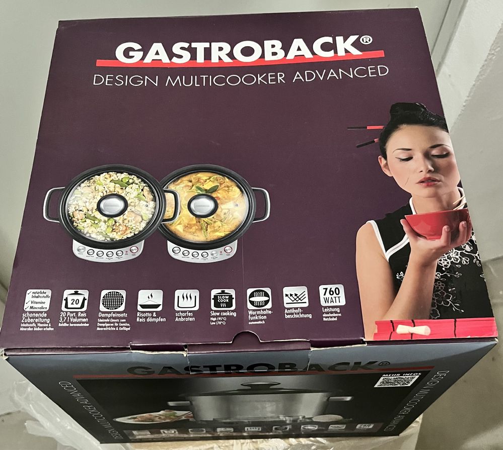 Мултикукър / Multicooker Gastroback DESIGN MULTICOOKER ADVANCED