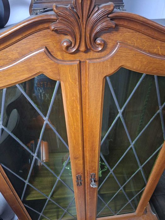 Vitrina vintage lemn masiv