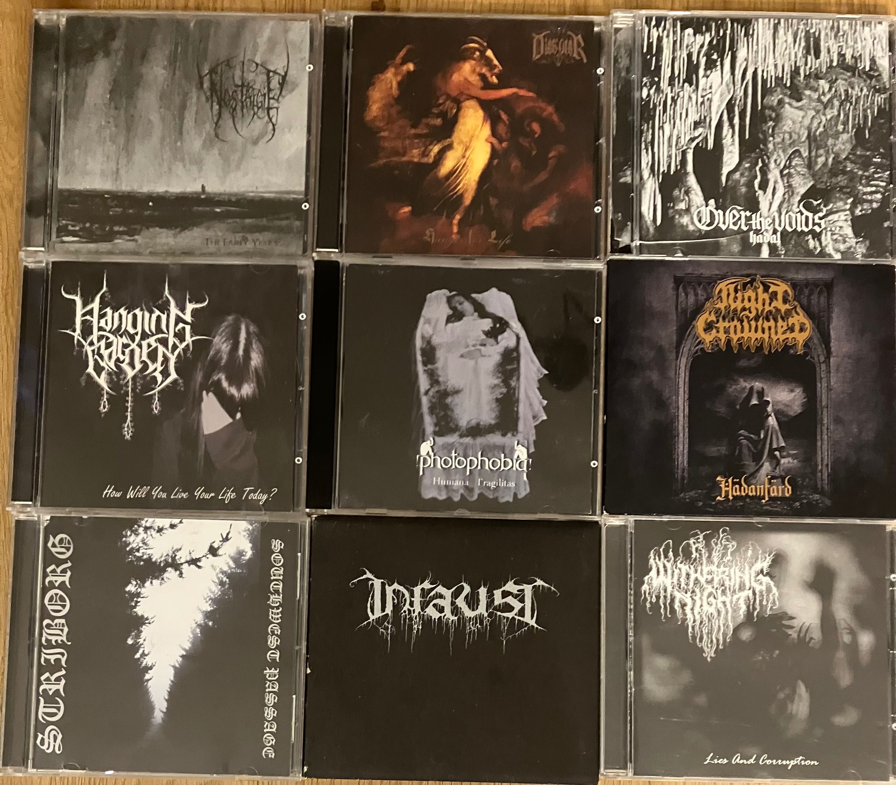 Дет, блек метъл, оригинални дискове CD metal