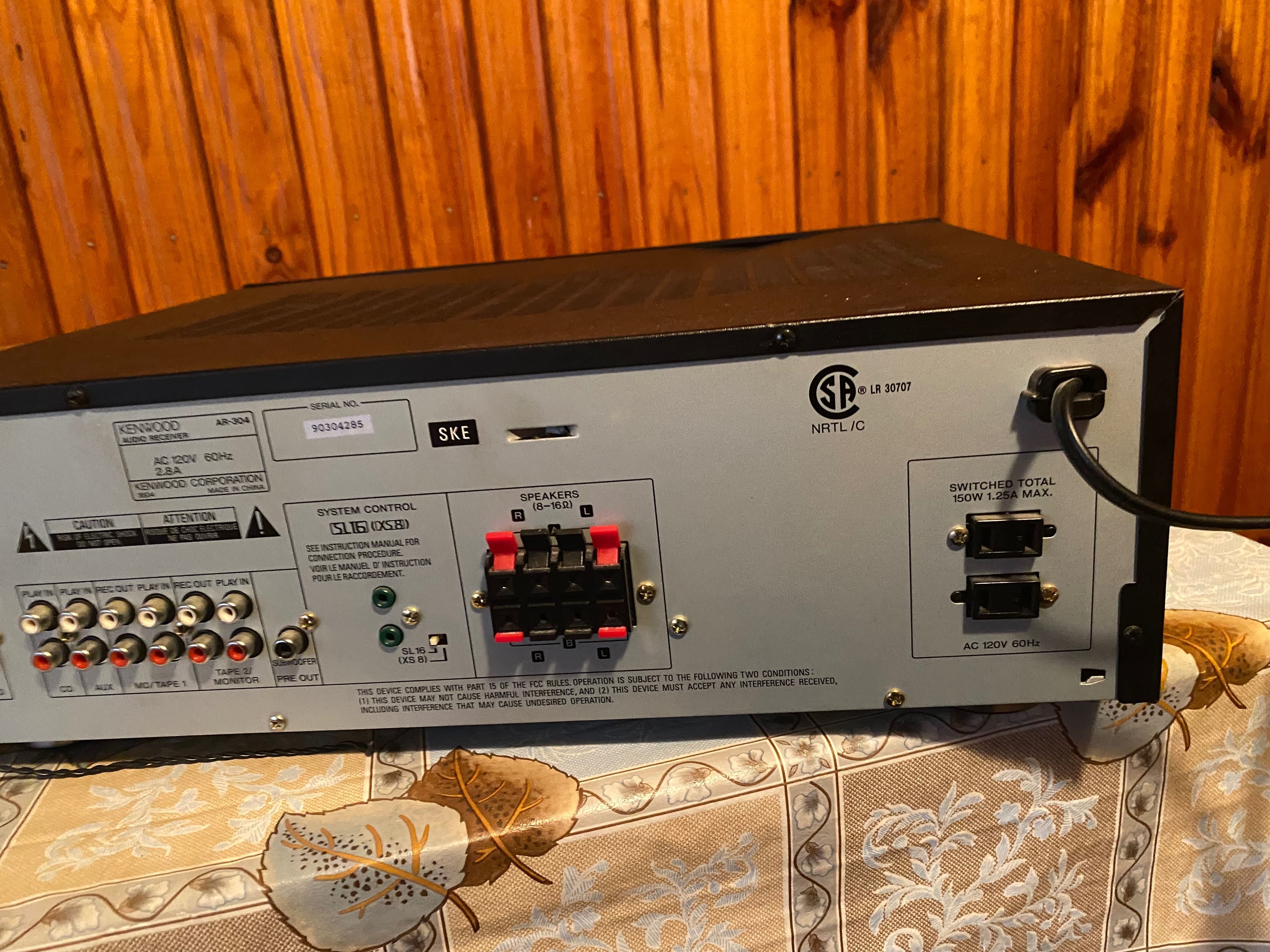 Грамофон Pioneer PL300, Аудио приемник Kenwood AR304,тонколони -Boston