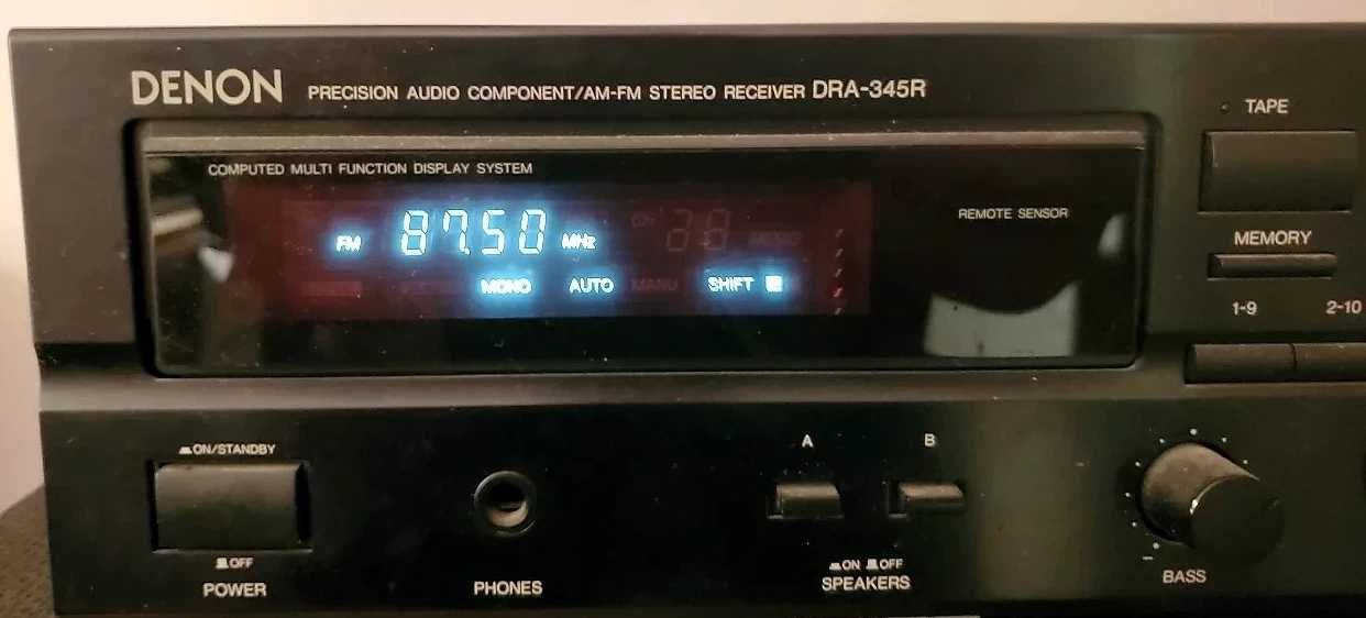 Amplituner Denon DRA-345R (45 wati/8 ohmi), made in Japan