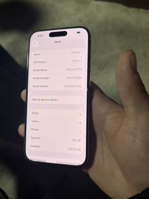Iphone 15 pro 128