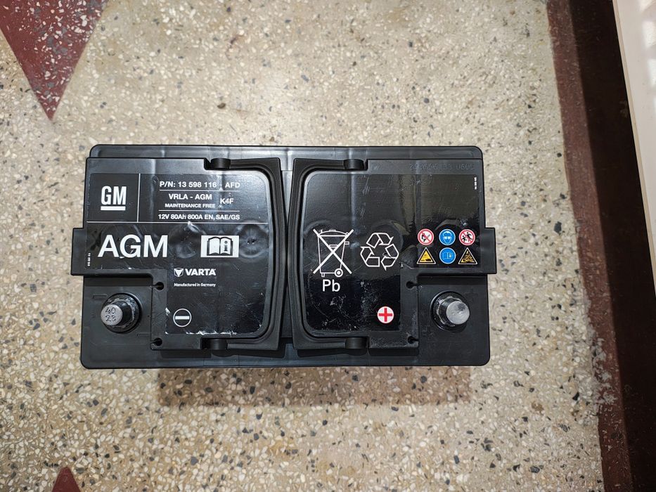 Baterie originala GM Varta 80Ah AGM start stop import.