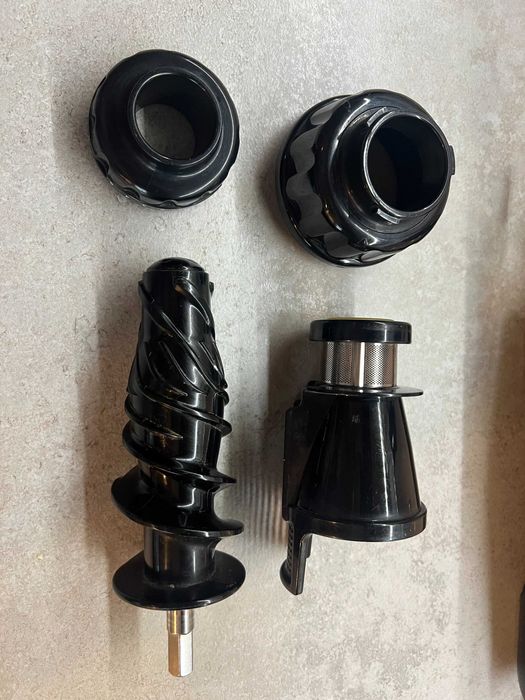 Vidia SJ-002 Cold Press Juicer Storcator Orizontal Presa Slow Alb