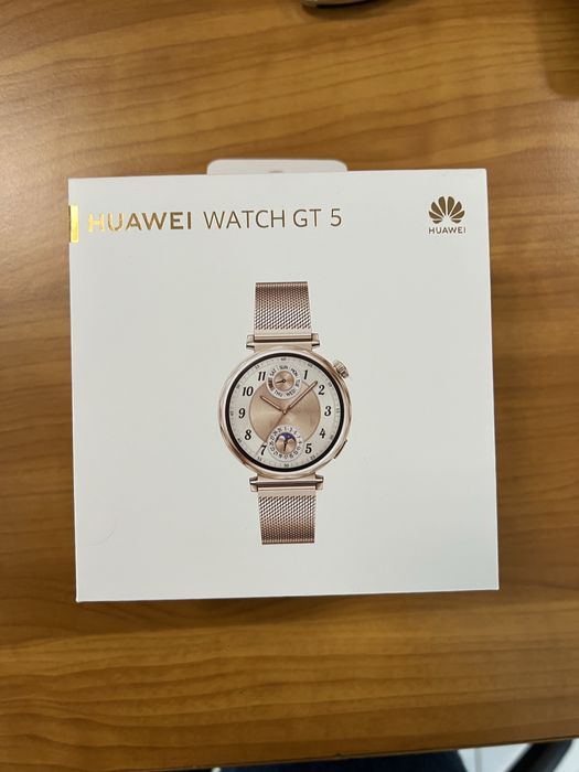 Смарт часовник Huawei WATCH GT 5 GOLD MILANESE 41mm Jana-B19M 55020DJQ