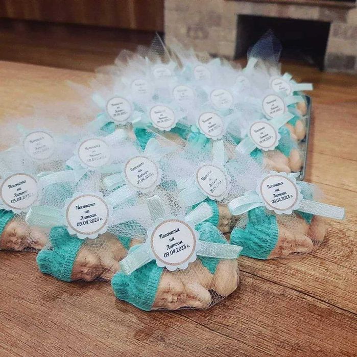 Подаръчета/подаръци за гости, погача, кръщене, рожден ден, сватба