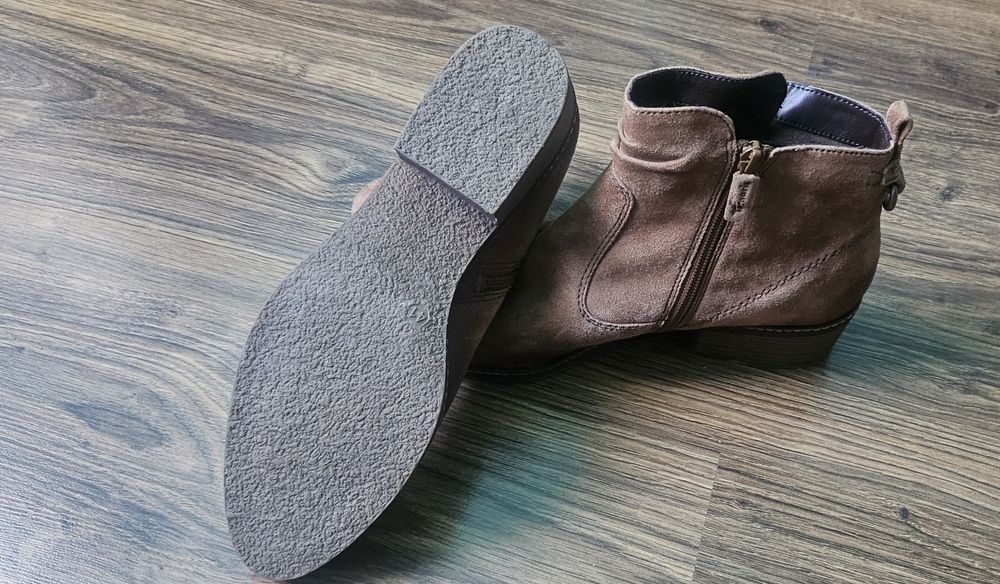 Botine Tamaris piele intoarsa nr 41 nepurtate