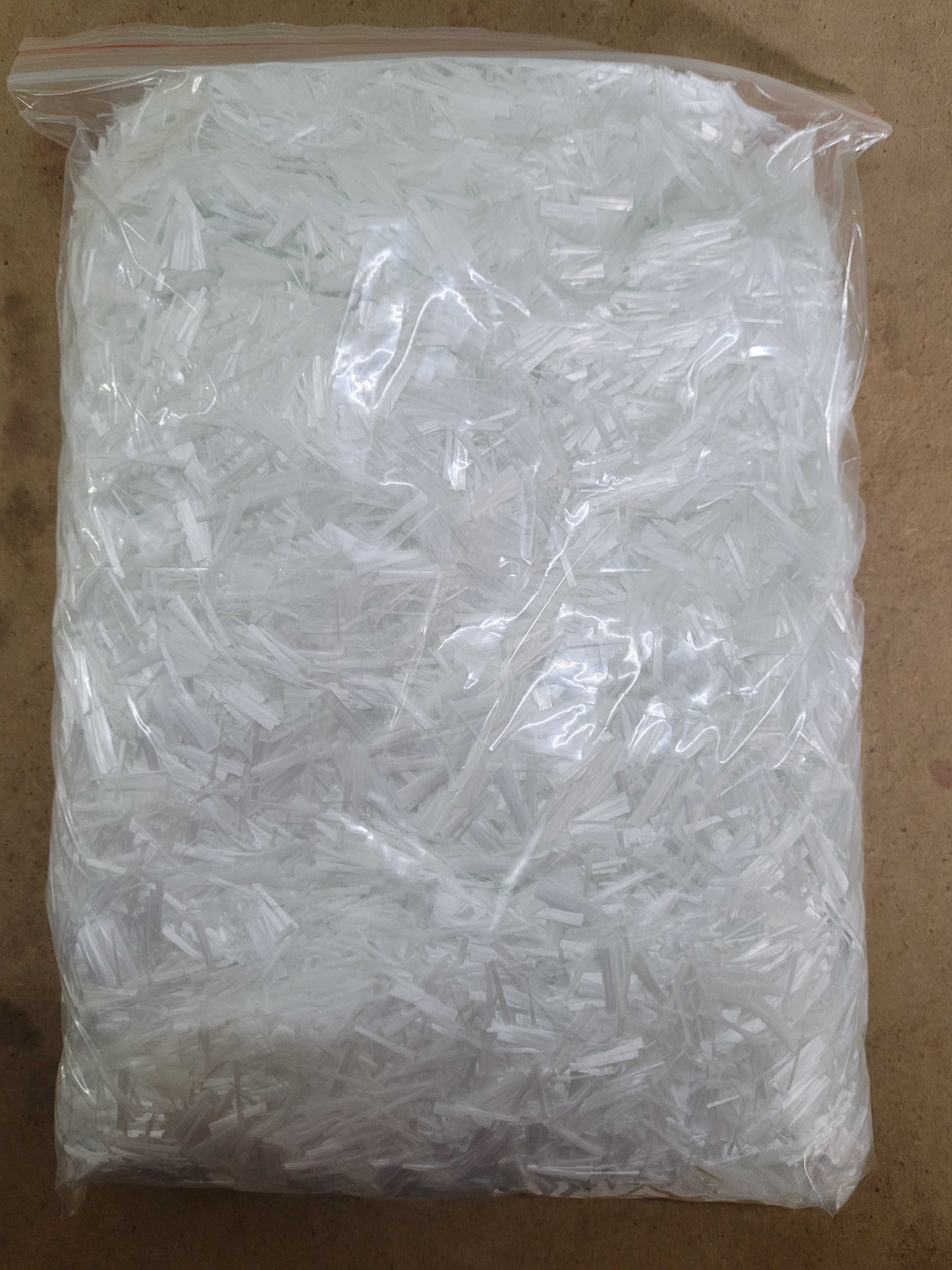 Фиброволокно (фибра полипропиленовая) 12 мм, 1 кг