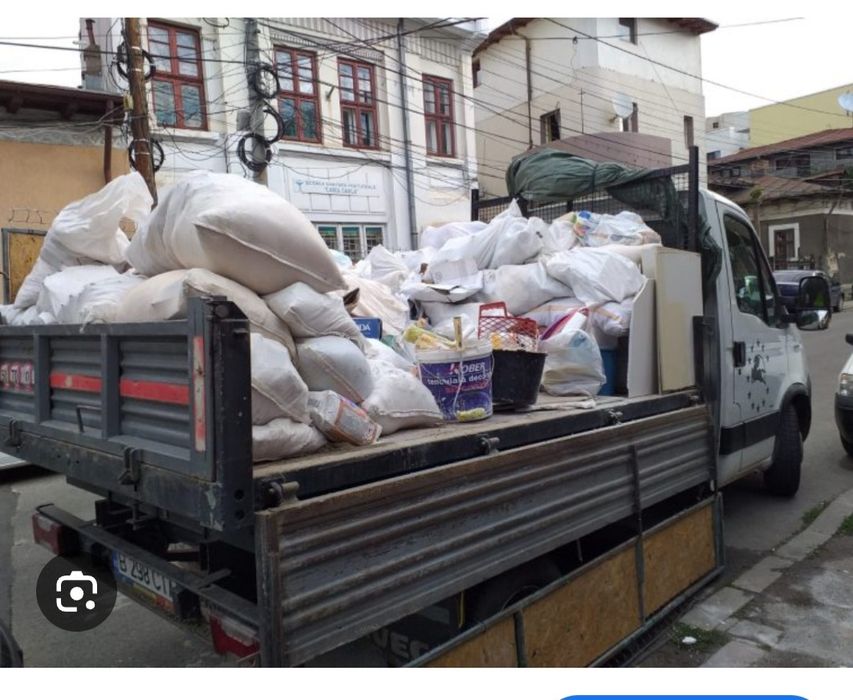 Curățenie curte transport Moluz