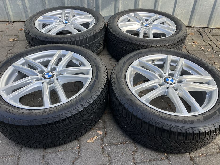 Jante aliaj 5x120mm, anvelope iarna 225/50 R17, BMW X1 E90 E91 F30 F31