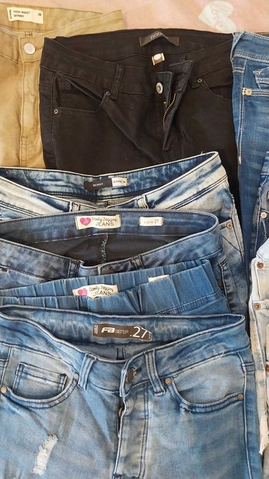 Lot haine dama Blugi si pantaloni diverse mărimi