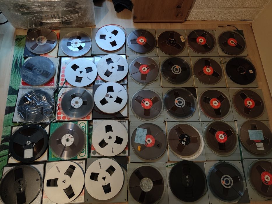 Benzi de Magnetofon 18cm BASF, Philips,Agfa,TDK, Sony