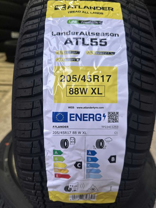 Нови всесезонни гуми ATLANDER 205/45R17 88W XL НОВ DOT БОРД 2054517