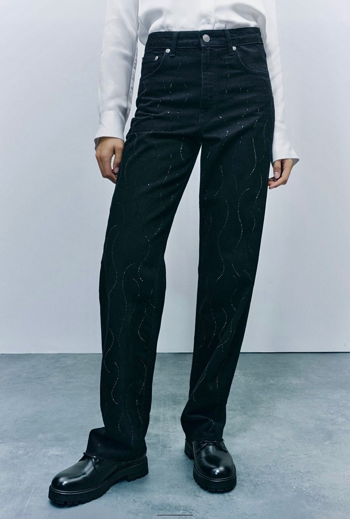 Черни дънки Zara 40 размер