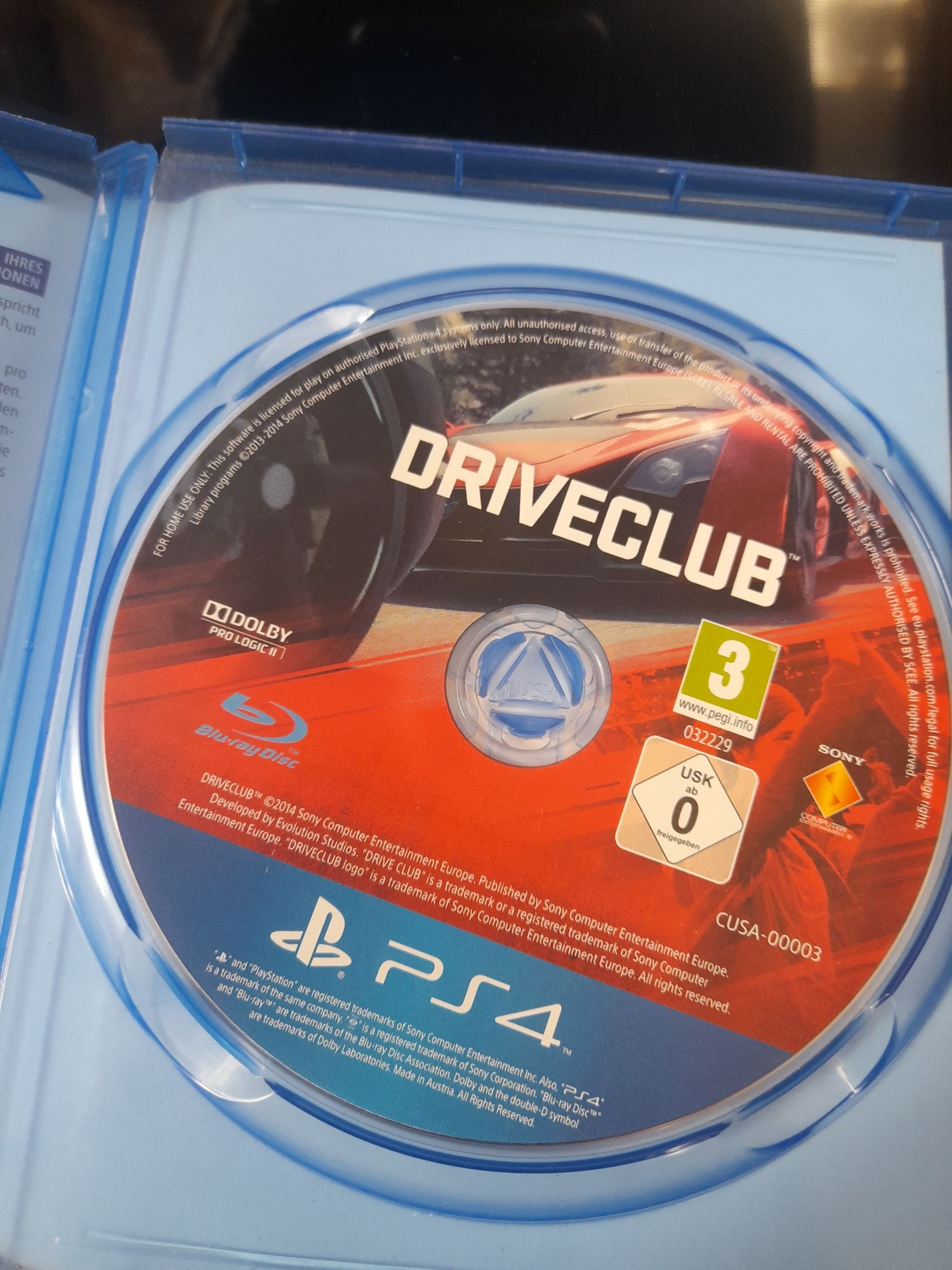 Игра за PS4! Driveclub