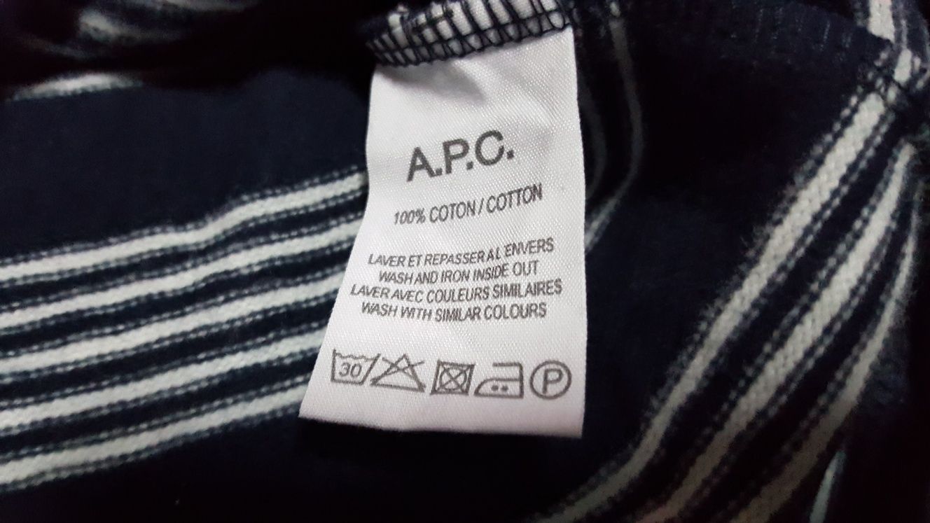 A.P.C. Rue Madame Paris striped sweater мъжка блуза