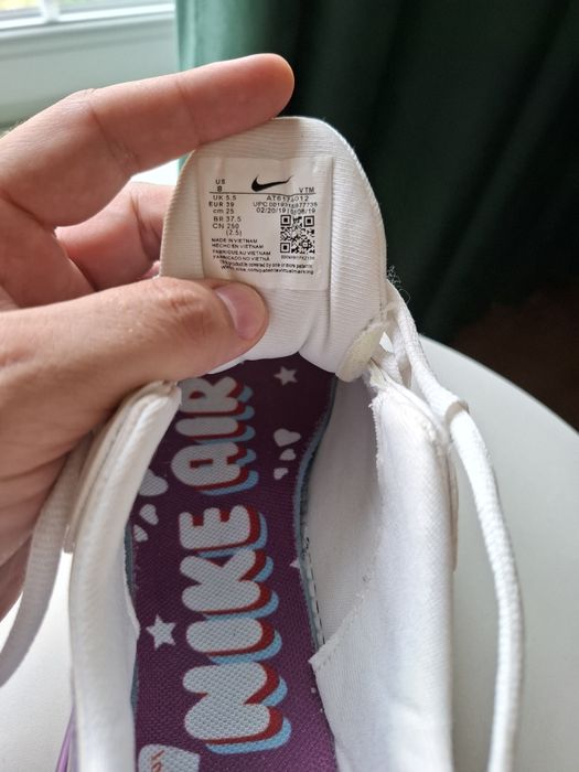 NIKE Women's Air Max React 270 White/Light Blue-Aurora Green