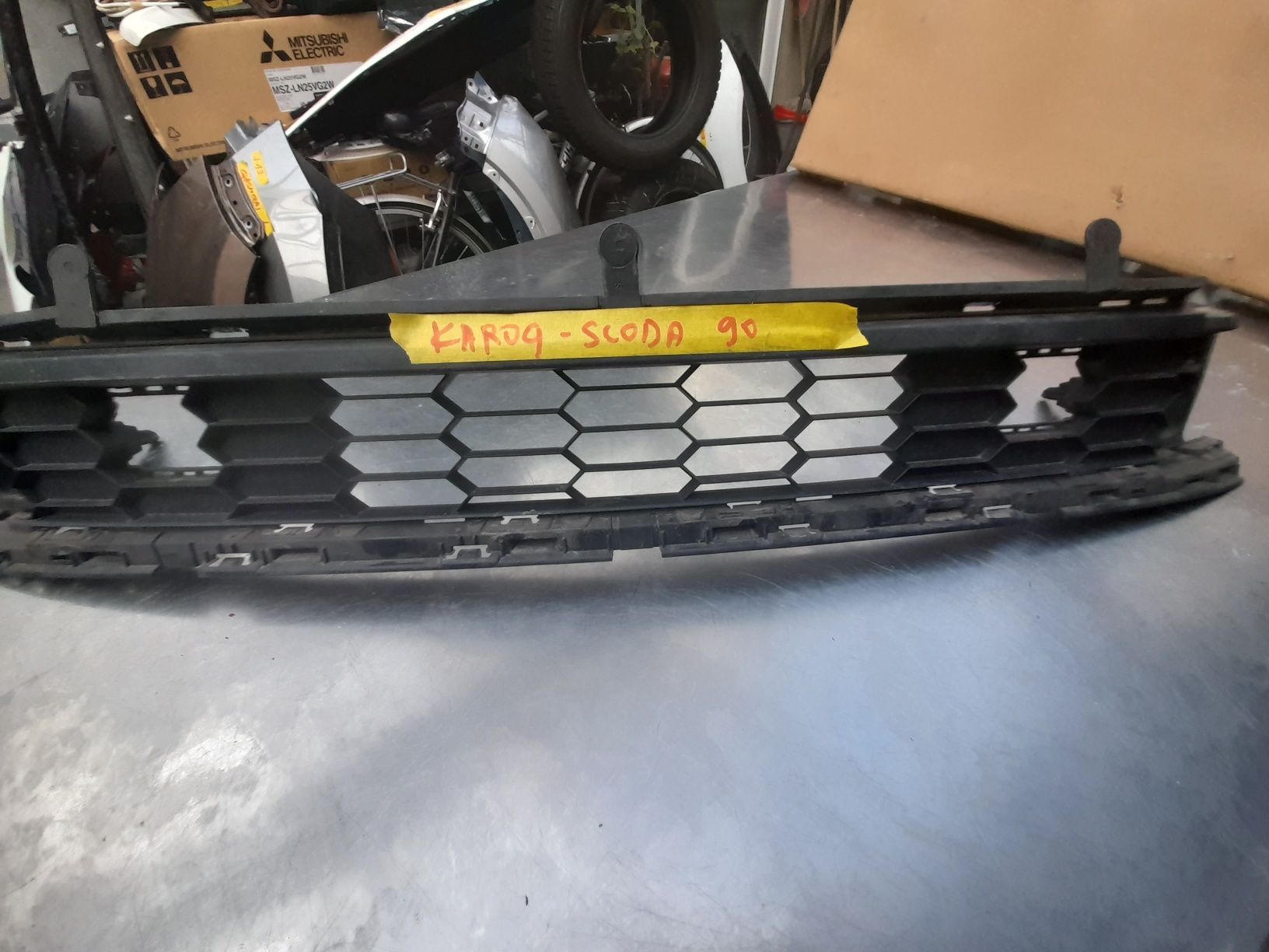 Решетка броня  шкода кaрог  Skoda Karog