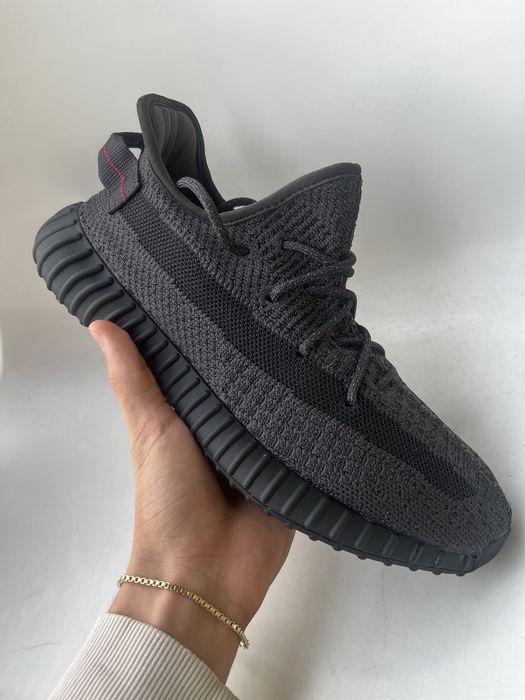 Yeezy 350 black reflective