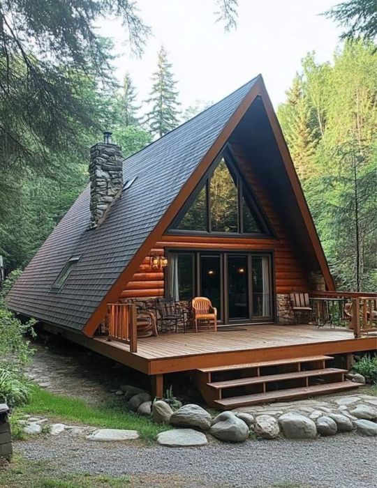 Producator cabane Aframe si tip Casa la cheie