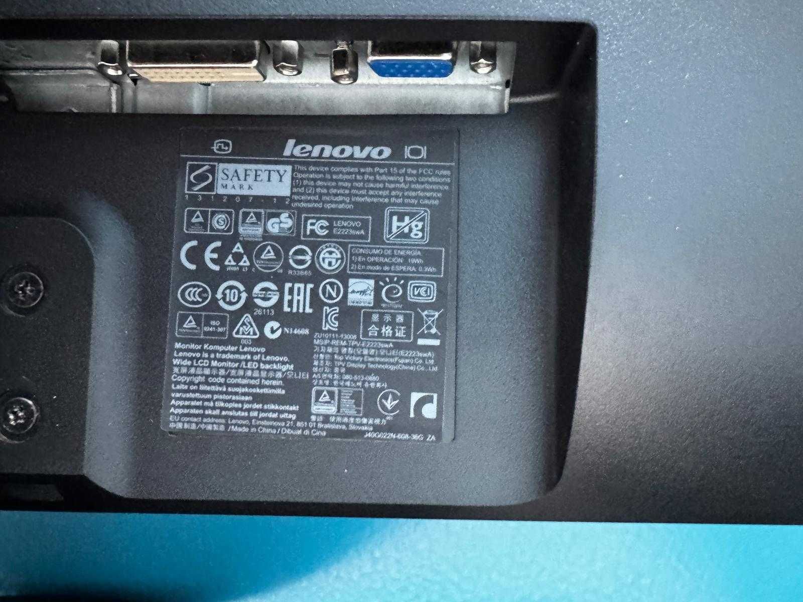 Monitor LED 21.5" Lenovo ThinkVision E2223S