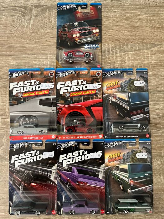 Метални колички Hot Wheels
