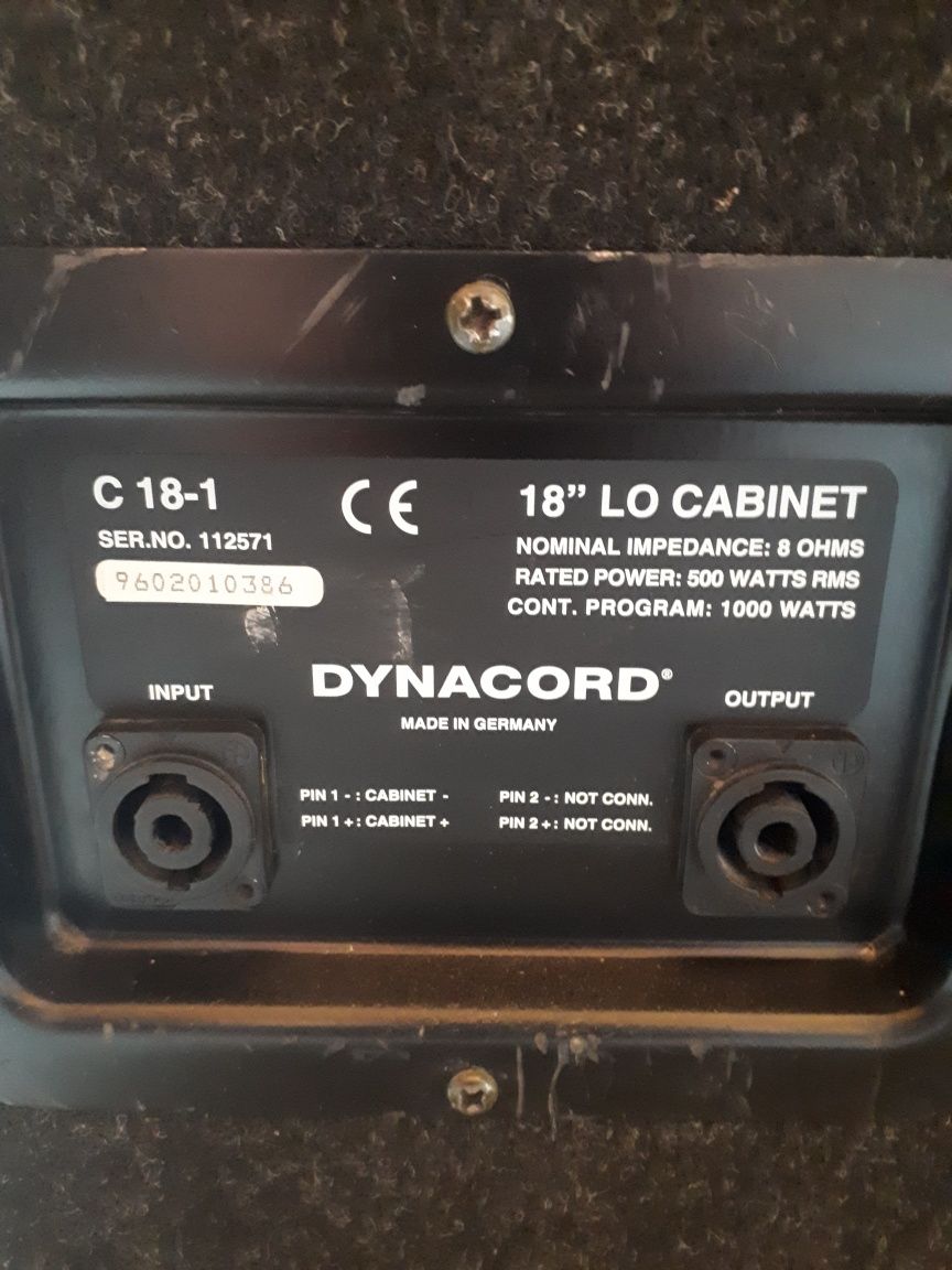 sistem Dynacord original!!!  2200 watts rms. xa2/fbt/ev