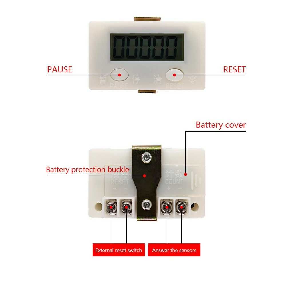 Numarator digital de impulsuri cu senzor magnetic ZX-5DK