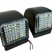 Диодни ЛЕД LED БЕЛИ габарити с 18 SMD за Волво Volvo FH FL FM FH12