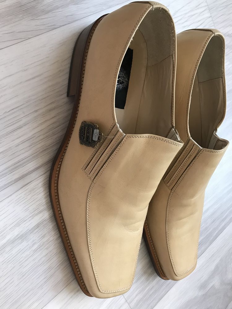 Мужские туфли,  Made in Italy (чистая кожа), люкс качество, новые, New