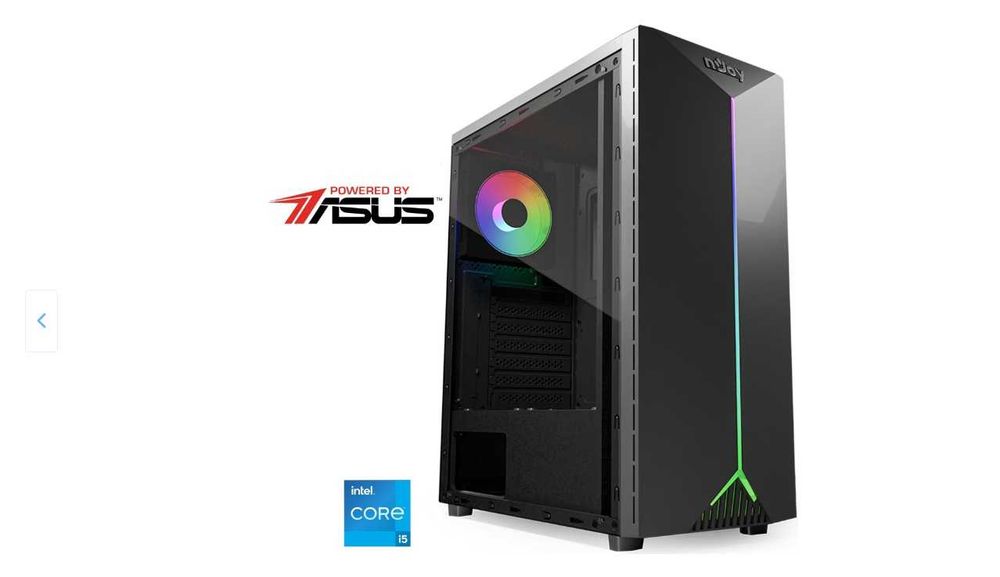 Desktop PC Gaming  ASUS cu procesor Intel® Core™ i5-12400F