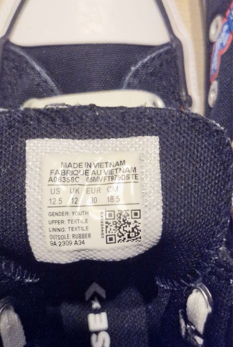 Teniși Converse pentru copii - mărimea 30