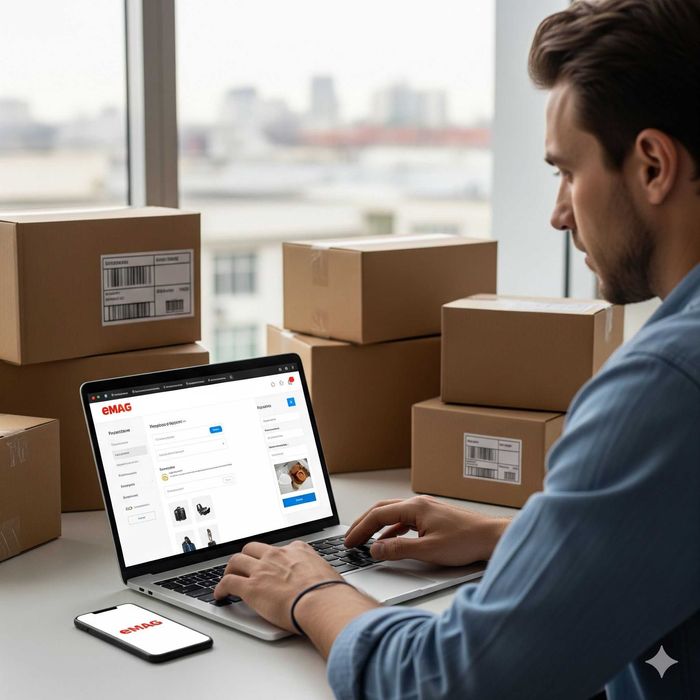 Listări produse si management conturi e-commerce-SEO,integrari