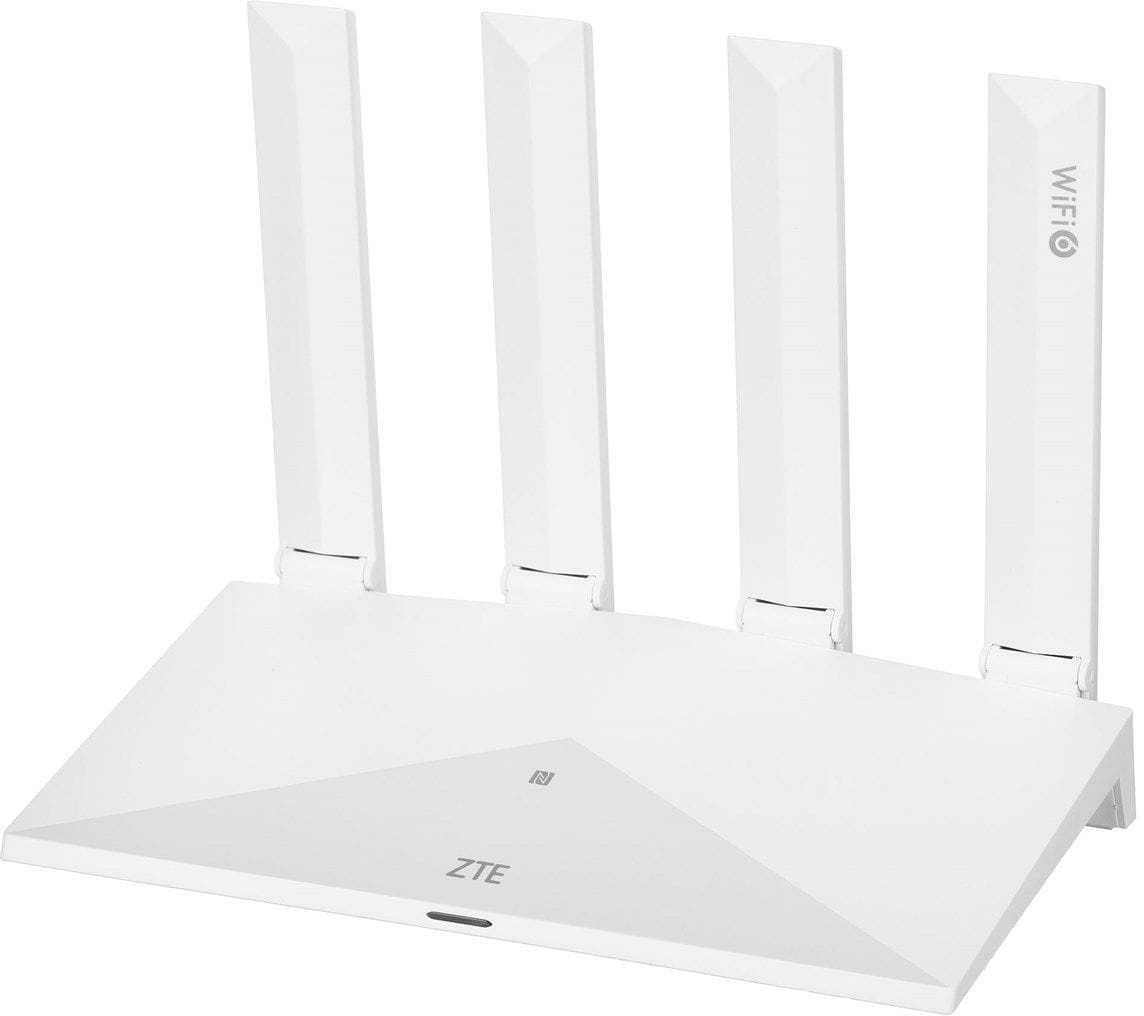Висок клас ZTE T3000 Рутер, router Wi-Fi 6/MESH , IDU, бял