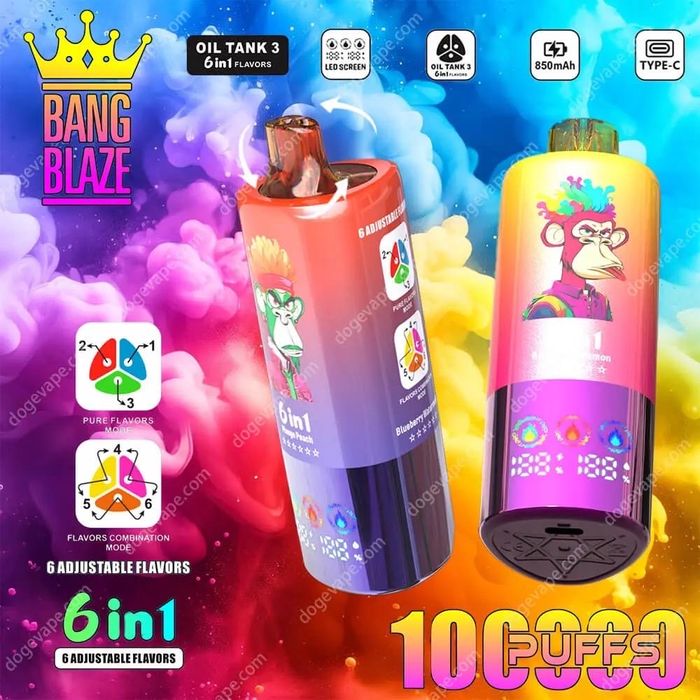 Vape Bang Blaze 100.000 puffs, 6 in 1