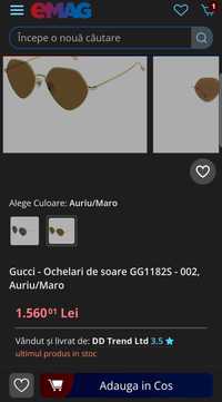 Ochelari de soare Gucci