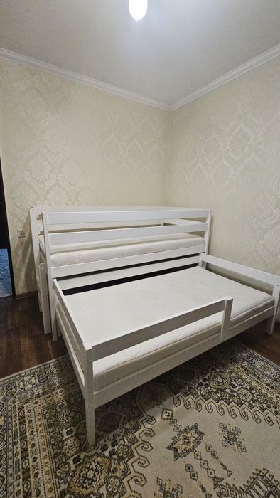 Детская двухъярусная кровать матрешка