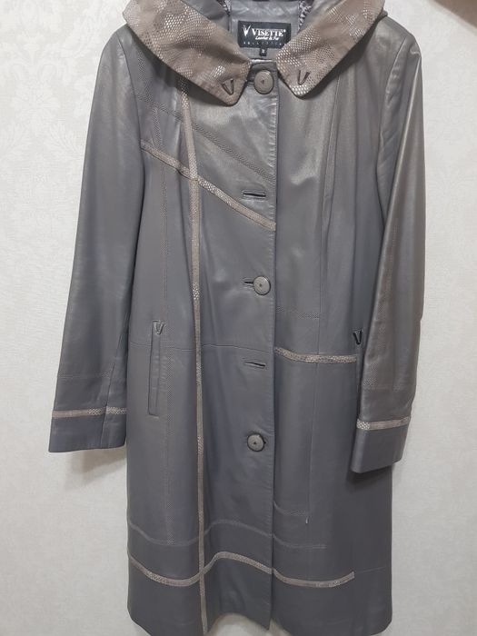 Продам плащ кожаный