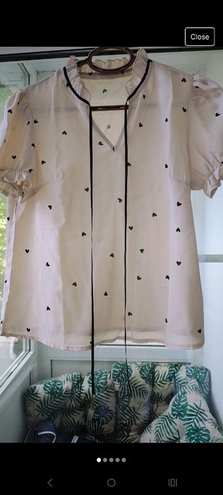 Bluza eleganta cu fundiță la gat