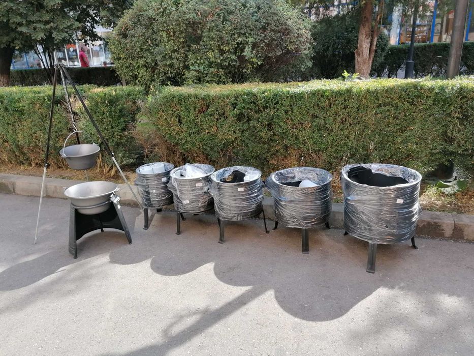 Sobă cu burlane + ceaun fontă 16 L Promo 429  lei