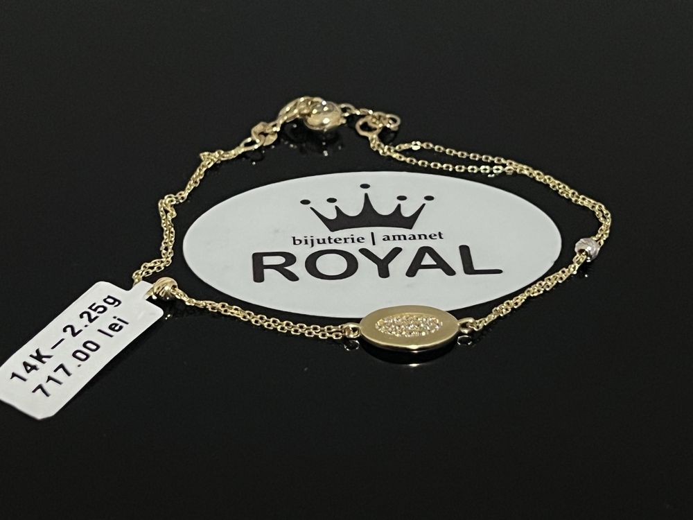 Bijuteria Royal CB : Bratara dama aur 14k 2,25 grame