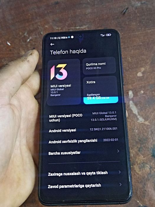 Poco x3 PRO 256Gb