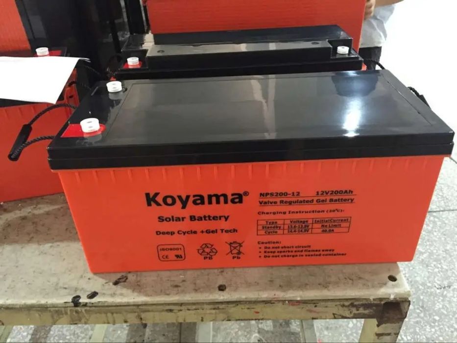 Гелевые аккумуляторы Koyama, geleviy akkumulyatorlar Koyama