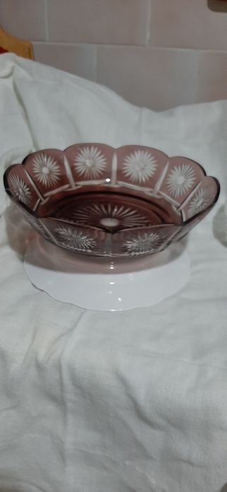 Салатник из цветного стекла