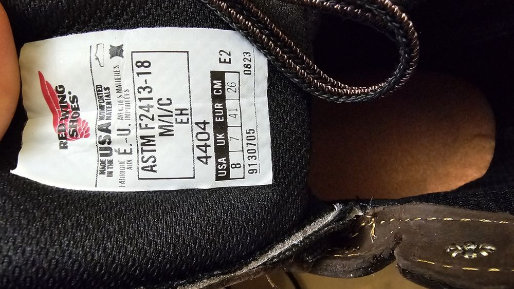 Red Wings 41 размер Новый made in USA